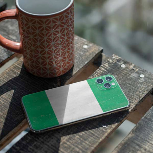 Nigeria Flag Distressed iPhone 11 Pro Max Skin